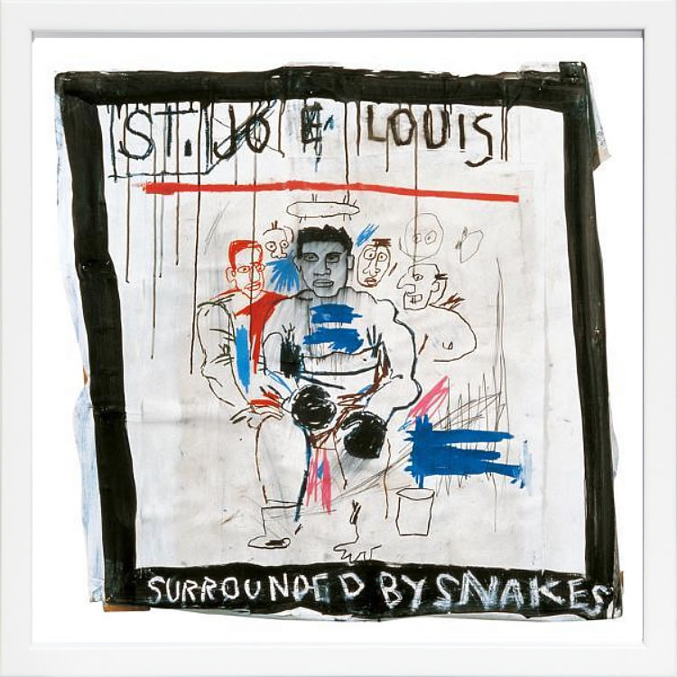 楽天市場】バスキア絵画 ポスター アートパネル アートポスター ポップ