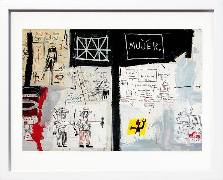 デザイナーズ モダン ウォールアート Third 壁掛け 絵画 著作権に厳格な米国版権会社のジクレープリントです アートポスター 自店で無許可印刷しているカラーコピーではありません モダン バスキアのアートパネル 絵画 ポップアート Price シンプル インテリア 北欧
