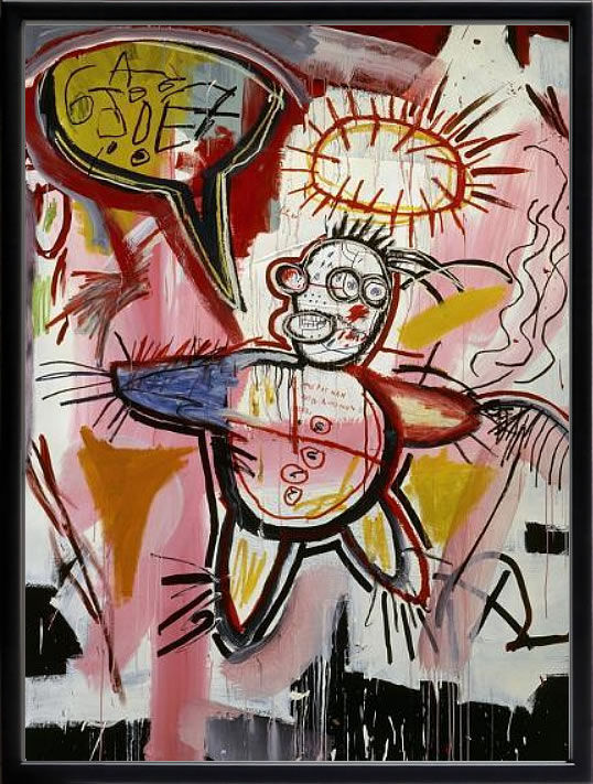 バスキア　複製画 Amazon.co.jp: ARS'ONLINE ジャン＝ミシェル・バスキア アートパネル