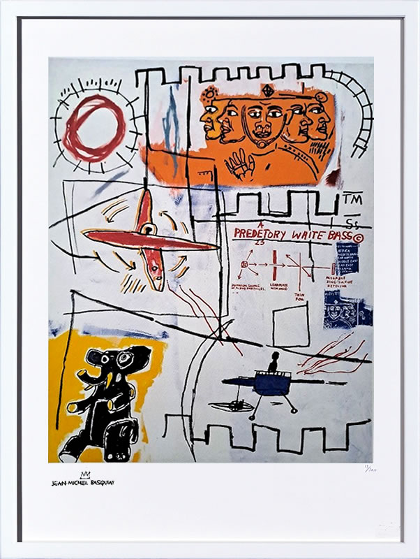 楽天市場】バスキア絵画 ポスター アートパネル アートポスター ポップ