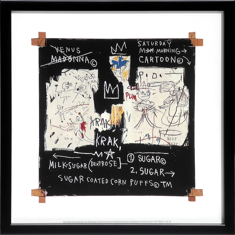 楽天市場】バスキア絵画 ポスター アートパネル アートポスター ポップ