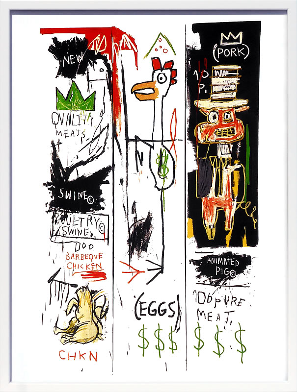 バスキア　アートポスターフレーム付き　複製画 楽天市場】バスキア絵画 ポスター アートパネル アートポスター ポップ