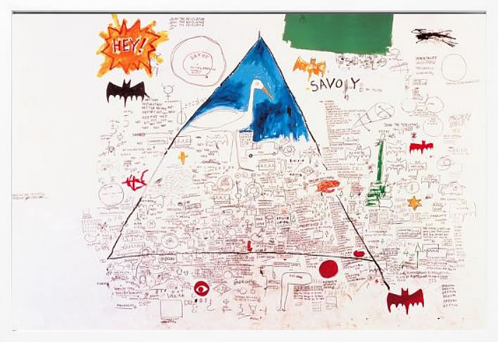 バスキア絵画 ポスター アートパネル アートポスター ポップ アート 絵 複製画 版画 抽象画 作品 リトグラフ シルクスクリーン アートフレーム インテリア フレーム付き 壁掛け 北欧 おしゃれジャン=ミシェル・バスキア Untitled,1986｜ARS&rsquo;ONLINE