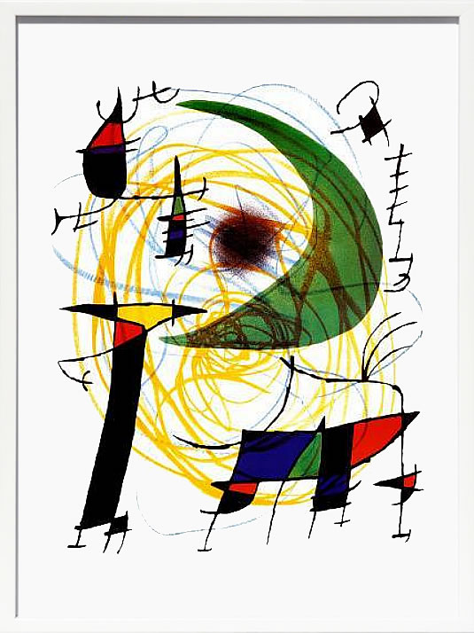 楽天市場】【ライセンスプリント】ジョアン ミロ 絵画 ポスター