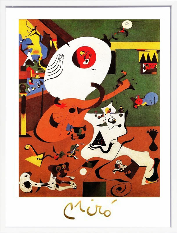 ジョアン ミロ 絵画　アート　芸術品 楽天市場】ジョアン ミロ 絵画 ポスター 絵 アートパネル アート