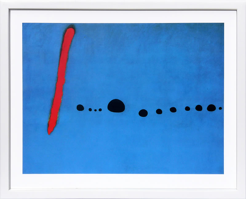 楽天市場】【ジョアン・ミロ 絵画 アート ポスター】青II (60cm×80cm