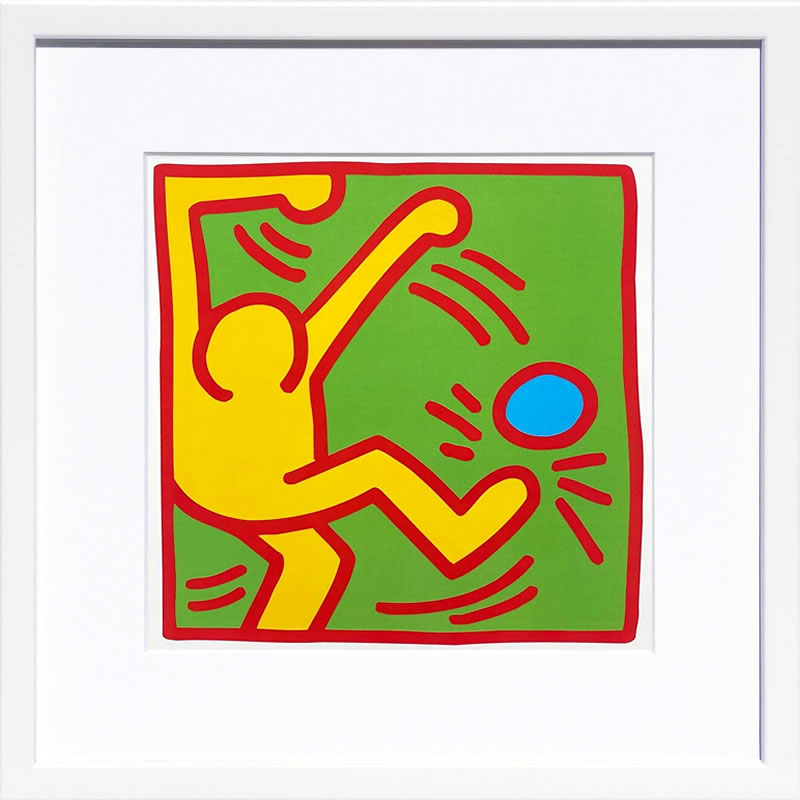 キース ヘリング ポスター 絵画 作品 グッズ アートパネル アートポスター ポップ アート 絵 複製画 版画 リトグラフ シルクスクリーン アートフレーム インテリア フレーム付き 壁掛け 北欧 おしゃれ キース・ヘリング KH13