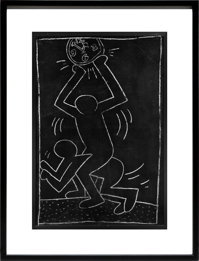 キース ヘリング ポスター 絵画 作品 グッズ アートパネル アートポスター ポップ アート 絵 複製画 版画 リトグラフ シルクスクリーン アートフレーム インテリア フレーム付き 壁掛け 北欧 おしゃれ キース・ヘリング Untitled (subway Drawing) 12 32,890円