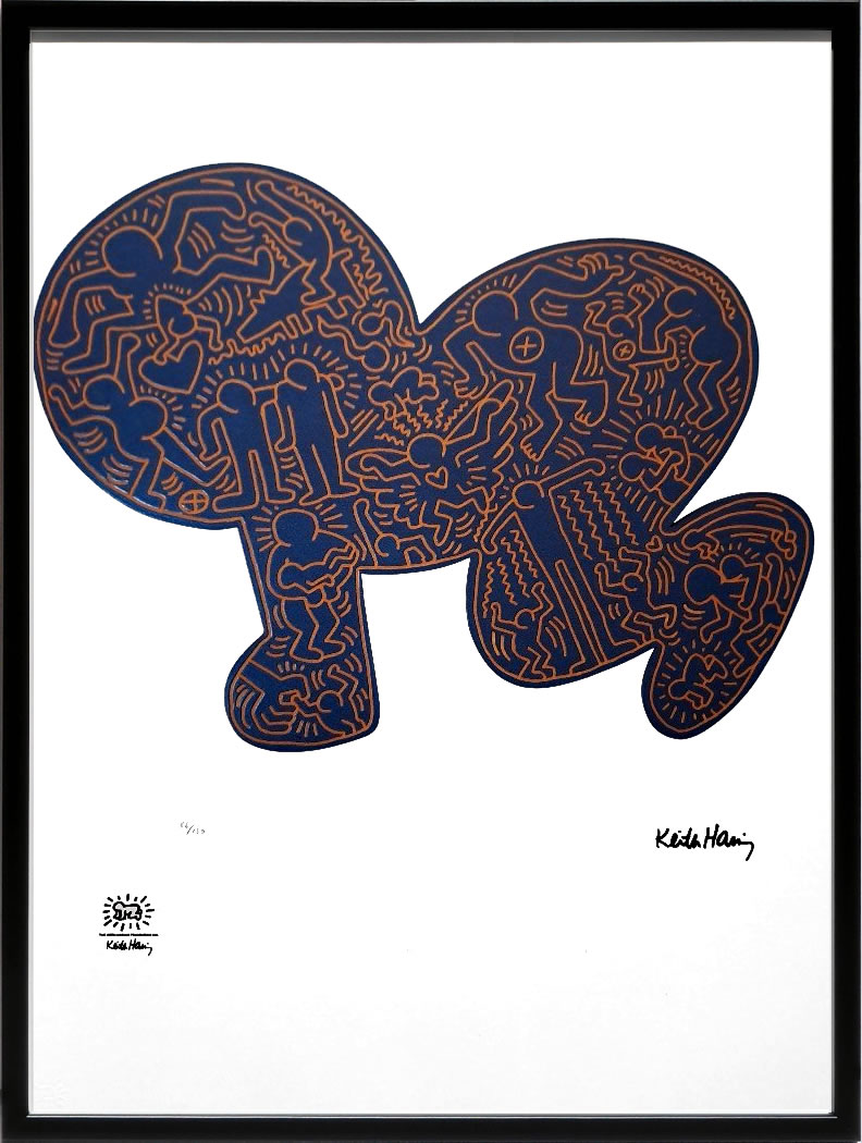 【COA証明書付】キース ヘリング ポスター 絵画 作品 グッズ アートパネル アートポスター ポップ アート 絵 複製画 版画 リトグラフ シルクスクリーン アートフレーム インテリア フレーム付き 壁掛け 北欧 おしゃれキース・ヘリング Baby｜ARS&rsquo;ONLINE