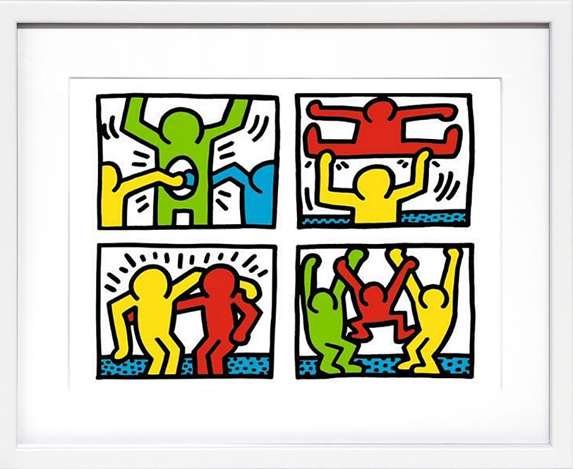 キースヘリング ポスター　アート Amazon.co.jp: Keith Haring キース・ヘリングポスターセット