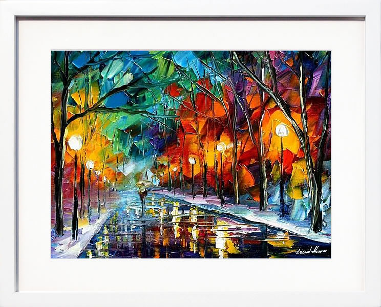 T.HONMA 抽象画 青と黄の風景画 木製フレーム付き 抽象画 木製フレーム