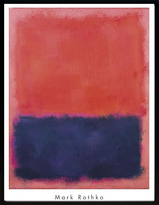 マーク ロスコ ポスター 絵画 絵 アートパネル アートポスター モダン アート 複製画 版画 リトグラフ シルクスクリーン 絵画インテリア フレーム付き 北欧 おしゃれマーク・ロスコ Untitled, 1960-61|ARS’ONLINE