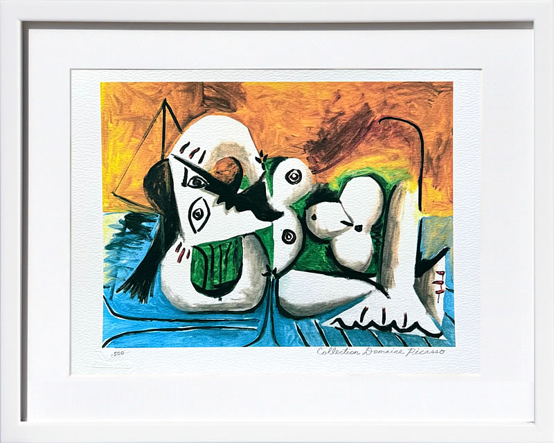 パブロ ピカソ 絵画 絵 ポスター アートパネル アートポスター モダン アート リトグラフ ゲルニカ 鳩 ドローイング 複製画 版画 作品 シルクスクリーン 絵画インテリア フレーム付き 壁掛け 北欧 おしゃれ パブロ・ピカソ Reclining Nude 30,030円