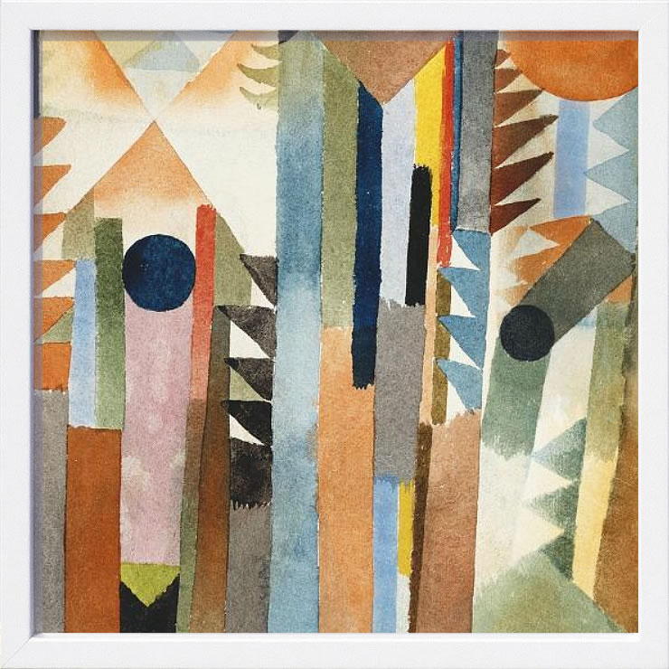 天使複製画 パウル・クレー『Angel in the Kindergarten (幼稚園の天使)』複製画