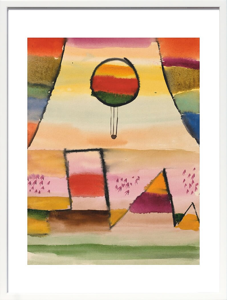 パウル クレー ポスター 絵画 絵 アートパネル アートポスター モダン アート 天使 複製画 版画 リトグラフ シルクスクリーン 絵画インテリア フレーム付き 北欧 おしゃれパウル・クレー The Balloon in the Window, 1929|ARS’ONLINE