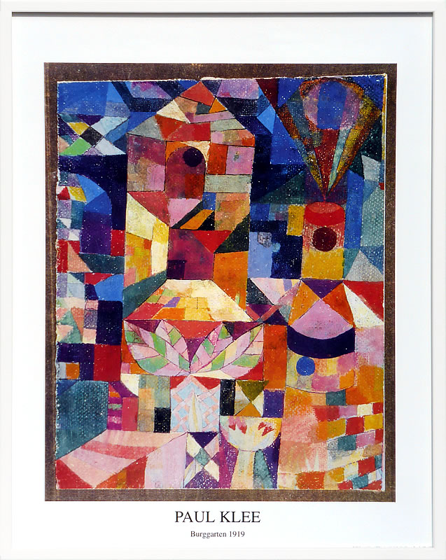 パウル クレー ポスター 絵画 絵 アートパネル アートポスター モダン アート 天使 複製画 版画 リトグラフ シルクスクリーン 絵画インテリア フレーム付き 北欧 おしゃれ パウル・クレー Garden View