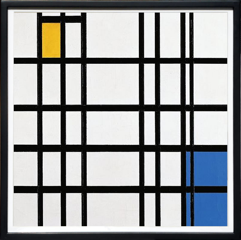 ピート モンドリアン 図面 絵 張り出し 作物ダイアログボックス 作物張り出し 今めかしい 作物 書きうつす画 版画 リトグラフ 絹地映写幕 図面室内装飾 一こま付き添い人 北欧 今めかしいピエト・モンドリアン Composition with Blue, Red and Yellow, 1935-42