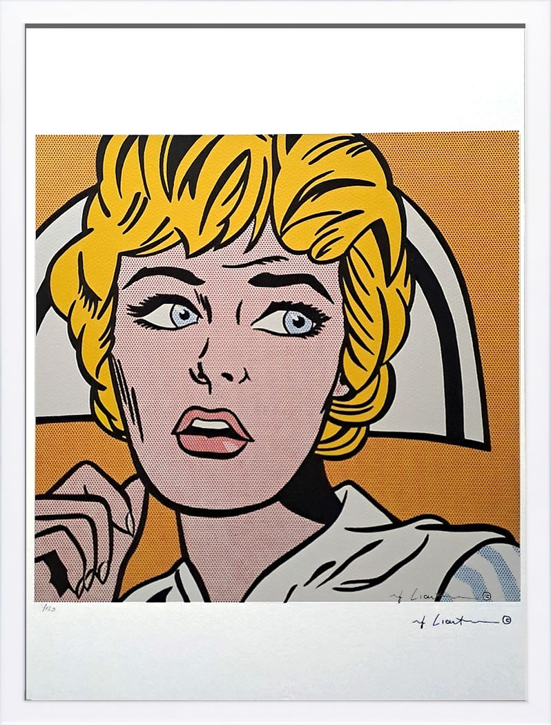 楽天市場】【アートフレーム】ロイ リキテンスタイン Girl in Mirror