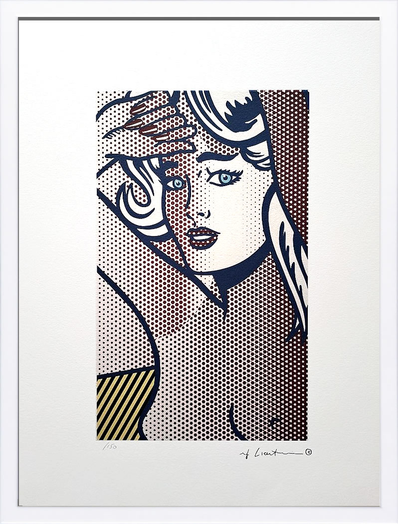 【COA証明書付】ロイ リキテンスタイン ポスター 絵画 アートパネル アートポスター ポップ アート 絵 複製画 版画 リトグラフ シルクスクリーン アートフレーム インテリア フレーム付き 壁掛け 北欧 おしゃれロイ・リキテンスタイン Standing Nude｜ARS&rsquo;ONLINE