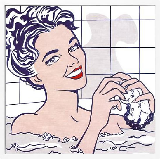 楽天市場】【アートフレーム】ロイ リキテンスタイン Girl in Mirror