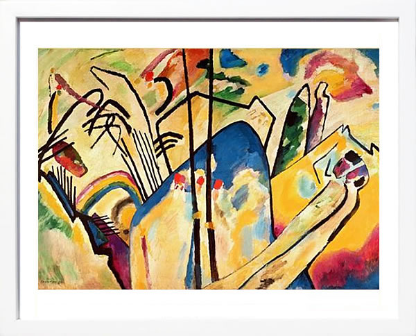 ワシリー カンディンスキー 絵画 絵 ポスター アートパネル アートポスター モダン アート 複製画 版画 リトグラフ シルクスクリーン 絵画インテリア フレーム付き 北欧 おしゃれワシリー・カンディンスキー Composition No. 4, 1911|ARS’ONLINE
