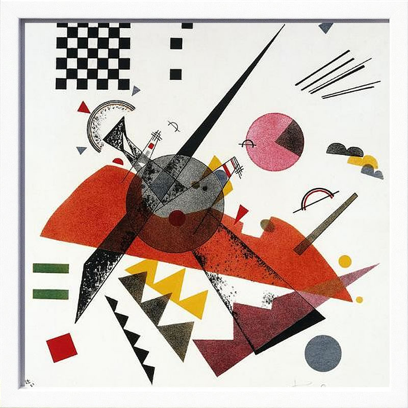 ワシリー カンディンスキー 絵画 絵 ポスター アートパネル アートポスター モダン アート 複製画 版画 リトグラフ シルクスクリーン 絵画インテリア フレーム付き 北欧 おしゃれ ワシリー・カンディンスキー Orange (Roethel 180), 1923