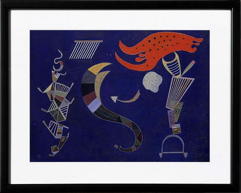 額装済/La forme ワシリーカンディンスキー/ポスター/インテリア/アート 額装済/La forme ワシリーカンディンスキー/ポスター/インテリア/アート