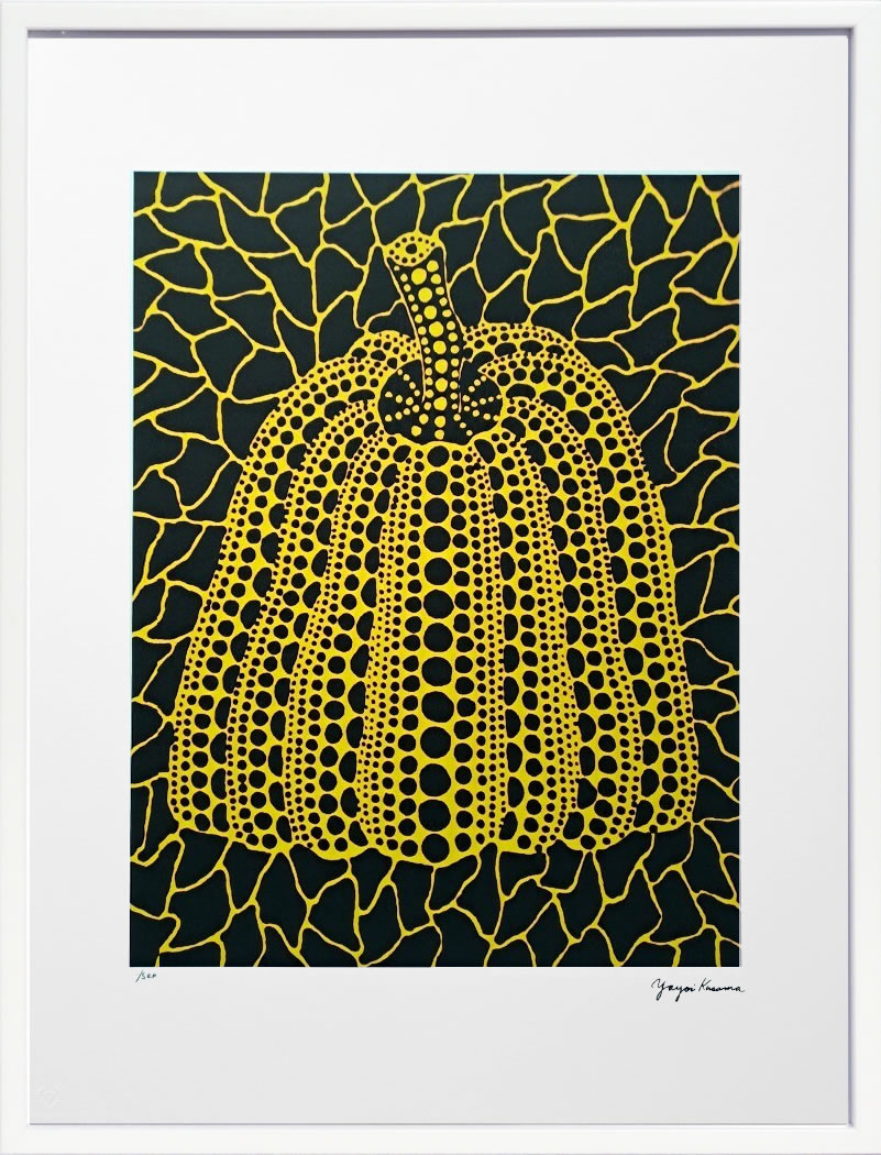 草間彌生 yayoi kusama 図面 絵 張り出し 書きうつす画 版画 細工物 リトグラフ 絹地映写幕 作物ダイアログボックス 作物張り出し 今日的 作物 室内装飾 一こま付き添い人 一般化画 飾りつけ 北欧 今めかしい草間 彌生 Pumpkin
