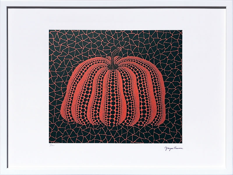 草間彌生 yayoi kusama 図面 絵 張り出し 書きうつす画 版画 細工物 リトグラフ 絹地映写幕 作物ダイアログボックス 作物張り出し 今日的 作物 室内装飾 一こま付き添い人 一般化画 飾りつけ 北欧 今めかしい草間 彌生 Pumpkin
