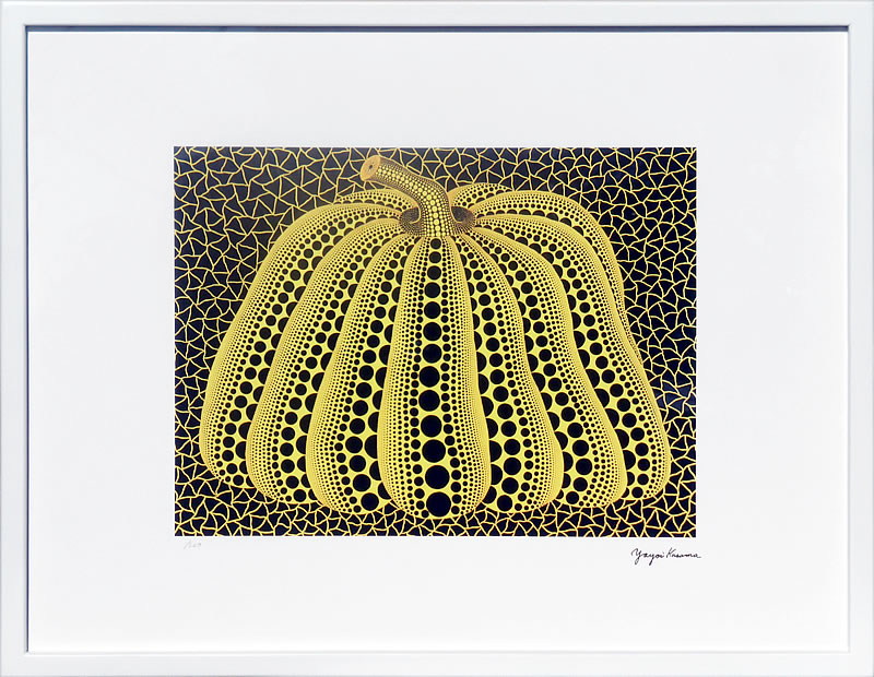 草間彌生 yayoi kusama 絵画 絵 ポスター 複製画 版画 作品 リトグラフ シルクスクリーン アートパネル アートポスター コンテンポラリー アート インテリア フレーム付き 抽象画 壁掛け 北欧 おしゃれ 草間 彌生 Pumpkin 42,900円
