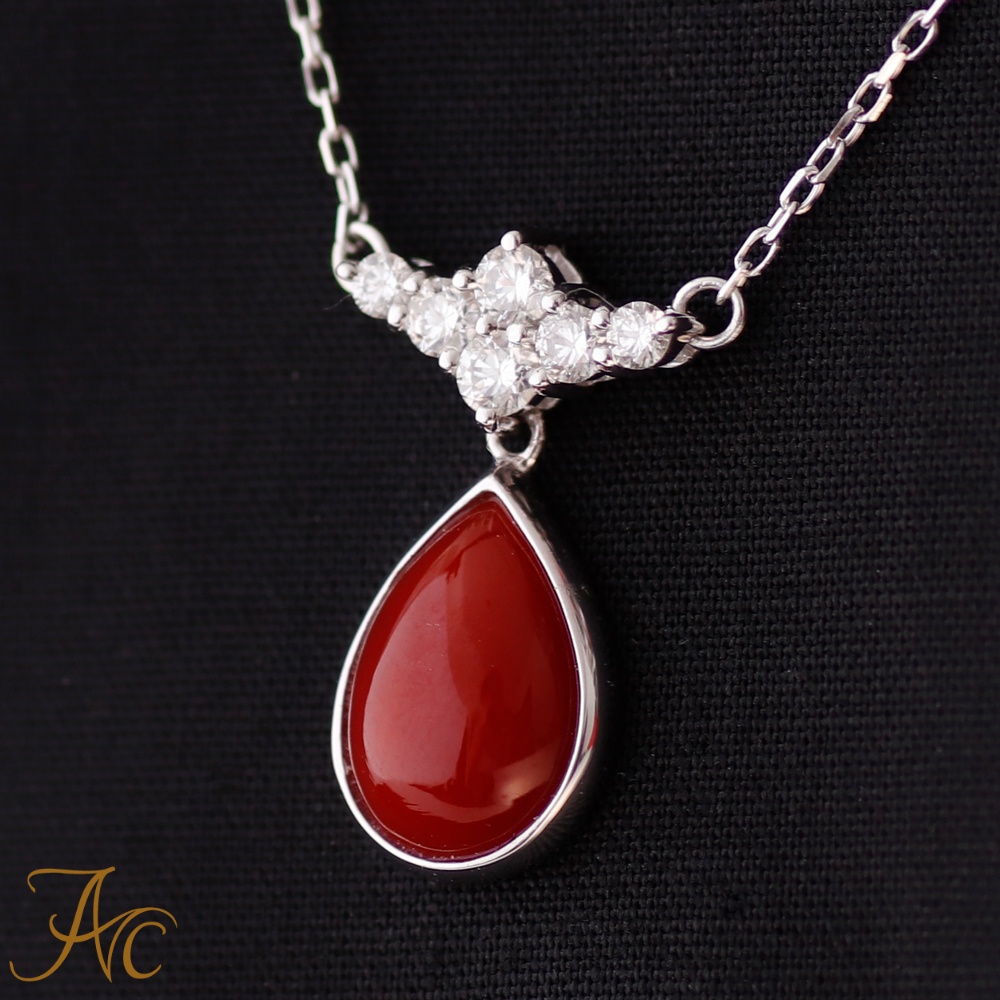 セット　保証書付　赤珊瑚　10ミリ　ネックレス　イヤリング　イソバナサンゴ　高知 珊瑚ネックレス synthetic 10ミリ玉45センチ 血赤系 イヤリング