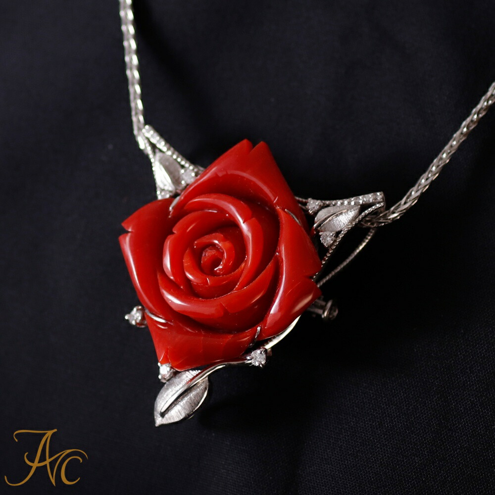 楽天市場】日本産血赤珊瑚 シンプル 上品 希少 貴重 大人 女性