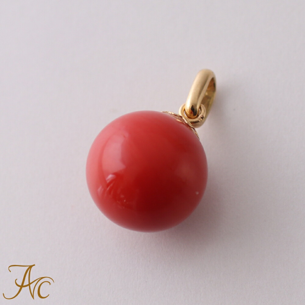 15mm 超大粒 赤珊瑚玉　アクセサリー，珊瑚，ネックレス，k18 楽天市場】≪1年保証付き≫日本産血赤珊瑚 高知県産 丸玉 ライン