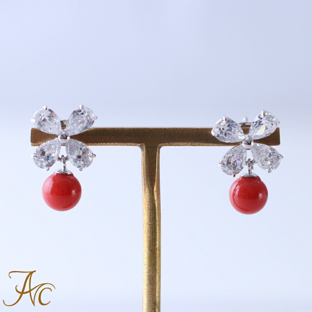 楽天市場】≪1年保証付き≫地中海産赤珊瑚あ・み・あ・みK18アメリカン