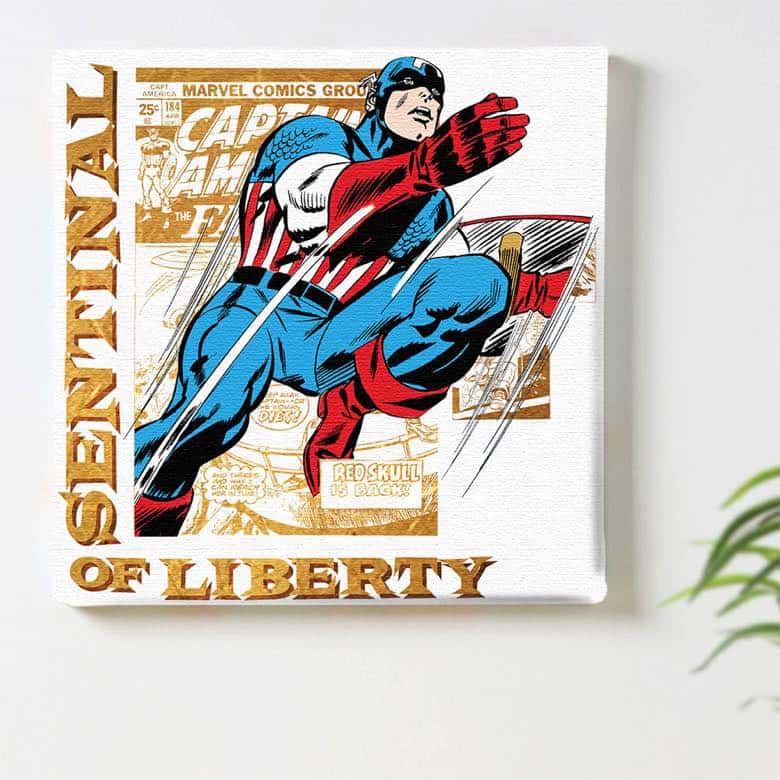 楽天市場 マーベル キャプテンアメリカ アベンジャーズのインテリア用アートパネル ファブリック パネル ポスター ボード 壁掛け アート 絵 おしゃれ インテリア 玄関 30cm 30cm Mサイズ 返金保証 インテリア アートパネル Artdeli