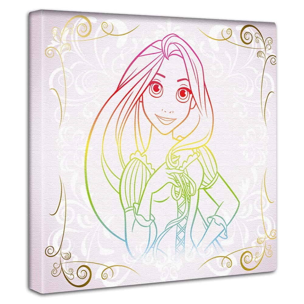 楽天市場 ディズニー公式 塔の上のラプンツェル プリンセスのインテリア用ファブリックパネル ファブリック パネル ポスター ボード 壁掛け アート 絵 おしゃれ インテリア 玄関 30cm 30cm Mサイズ 返金保証 インテリア アートパネル Artdeli