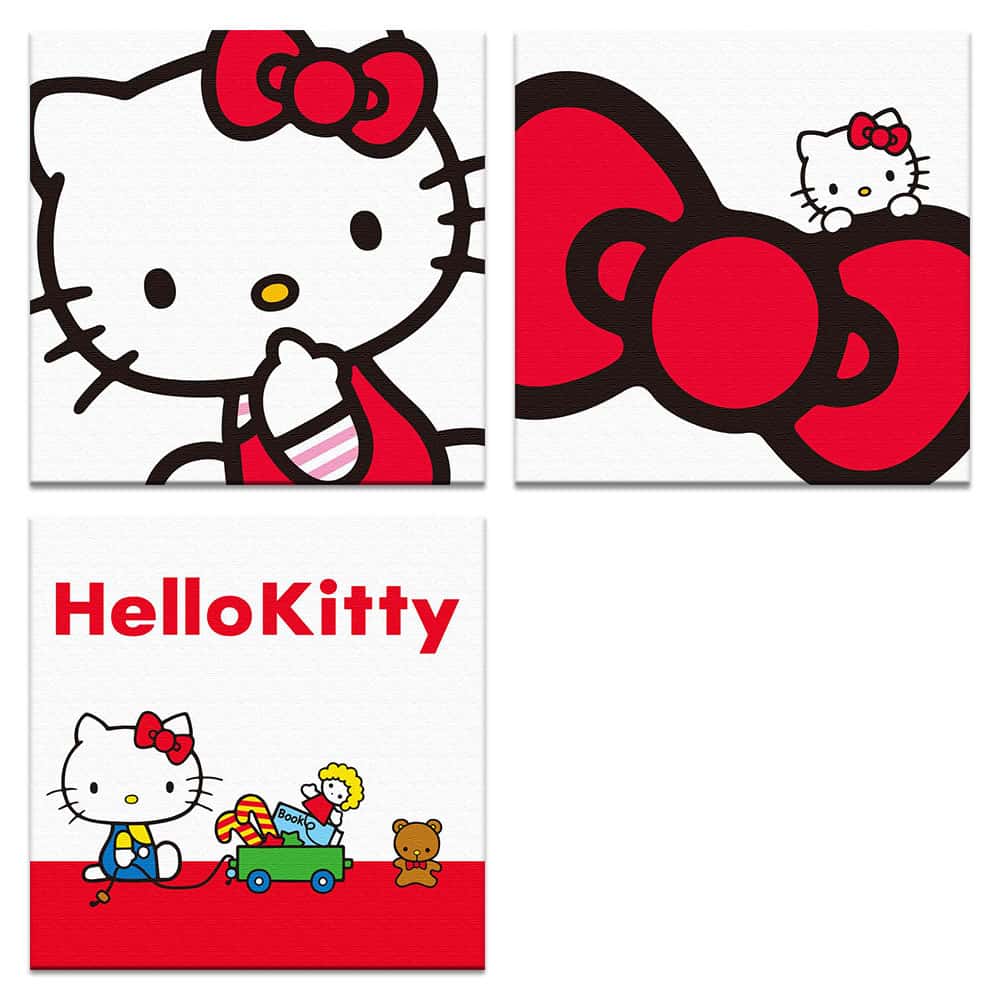 楽天市場】キティちゃん 絵画 サンリオ キャラクター シルクスクリーン