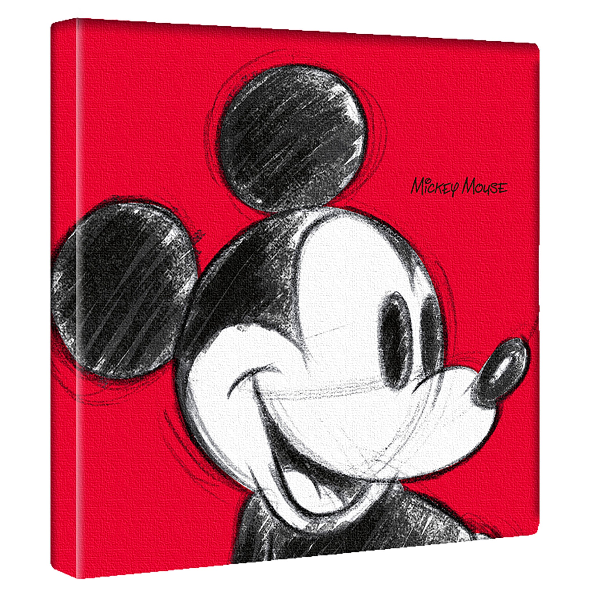 楽天市場】ミッキーマウス スケッチのインテリア用ファブリックパネル