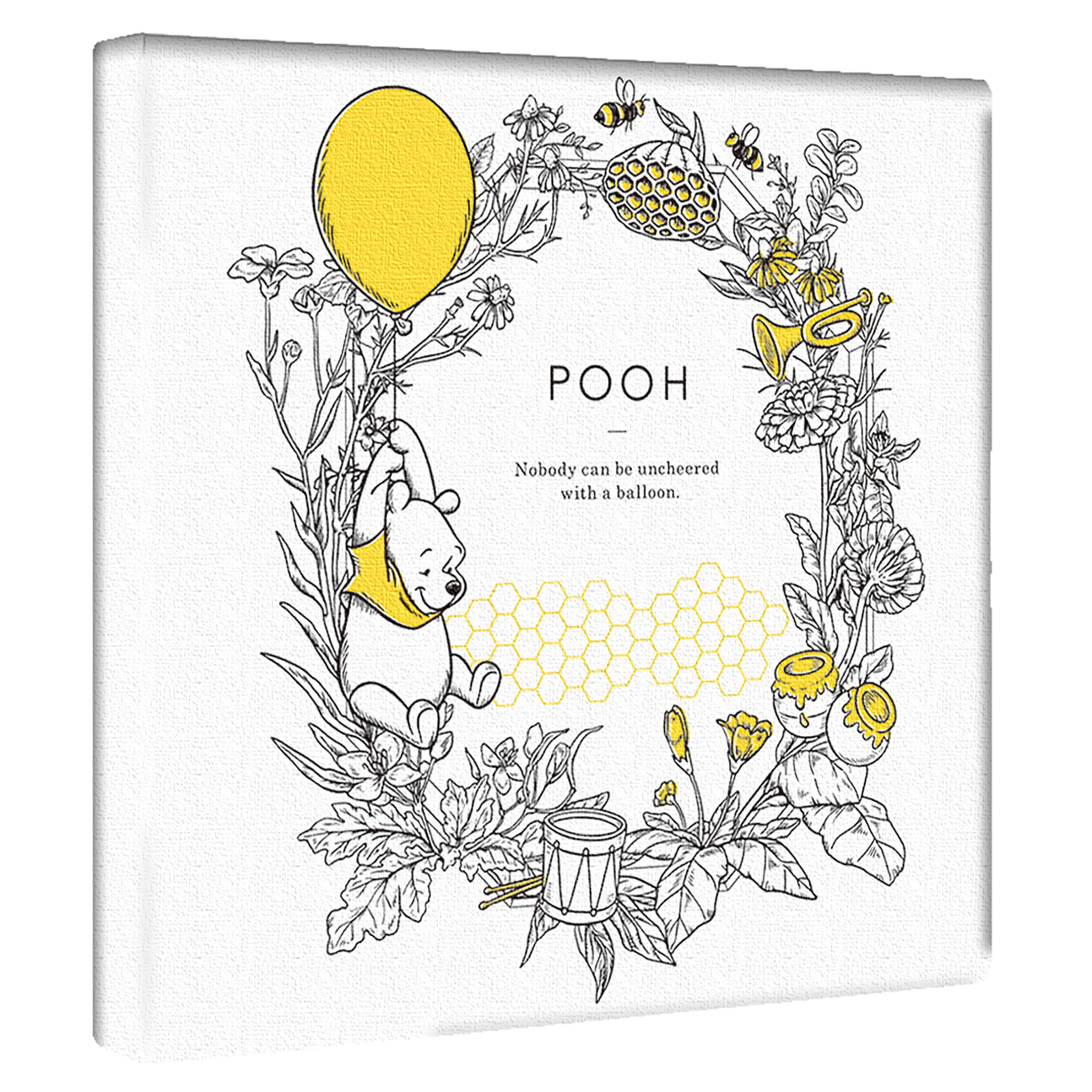 新品】品薄 くまのプーさん アートパネル 2枚セット はちみつ おしり