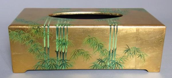 楽天市場】特製 漆絵ティッシュボックス「桜」と「もみじ」 tb8 : 絵画