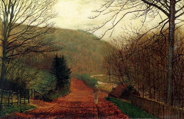 油絵 John Atkinson Grimshawの名作_ スカボロの山　MA686｜絵画制作専門ユーラシアアート