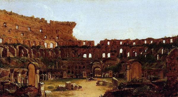 油絵 Thomas Cole_ 古代のコロセウム　MA998｜絵画制作専門ユーラシアアート