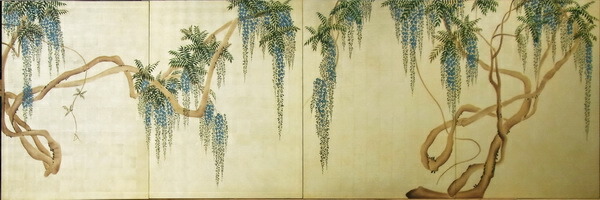 【真作】　円山応挙 「 雨竹風竹図屏風 」　37/180　版画　シール　BK97 楽天市場】漆絵 円山応挙の名作_雨竹風竹(うちくふうちく)図・左隻