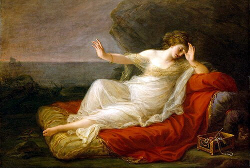油絵 Angelica Kauffmann_ナクソス島のアリアドネ　MA1457｜絵画制作専門ユーラシアアート