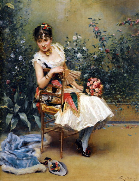 貴婦人、油絵、絵画  美術品 油絵 絵画 貴婦人 美術品 - メルカリ