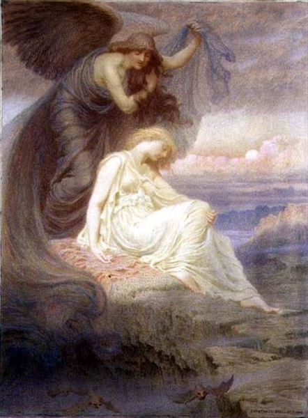 楽天市場】油絵 Hans Zatzka_ 水の妖精 MA2116 : 絵画制作専門