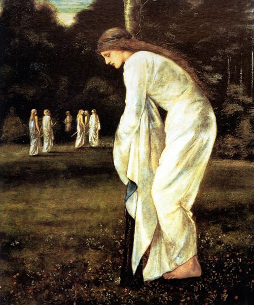 楽天市場 油絵 Edward Burne Jones 木に縛られたドラゴン王妃 絵画制作専門アートユーラシア