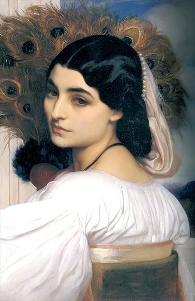油絵 Lord Frederick Leighton - Pavonia　ma2267｜絵画制作専門ユーラシアアート