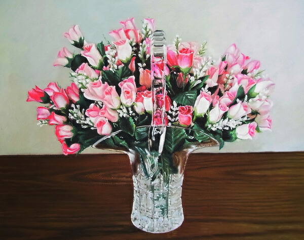 楽天市場】油絵 花瓶の花 MA2874 : 絵画制作専門ユーラシアアート