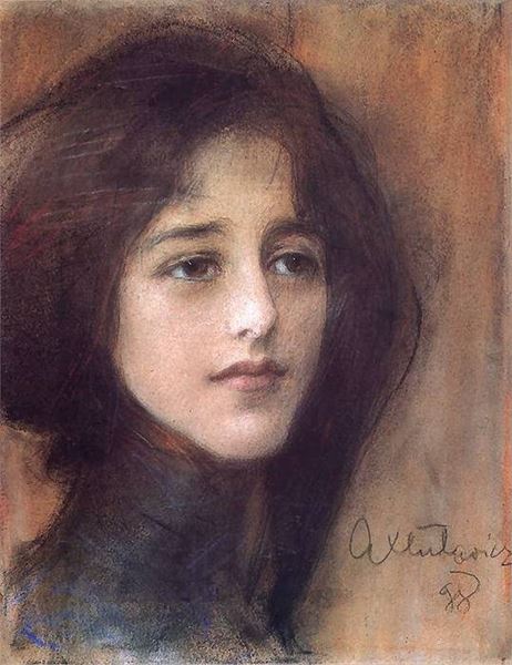 楽天市場】油絵 Wladyslaw Theodor Benda_女の横顔 MA2690